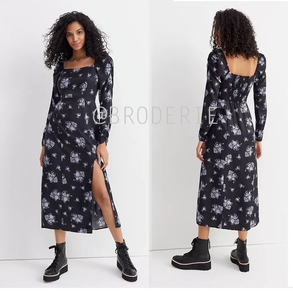 ANTHROPOLOGIE Hedy Ruffled Midi Dress